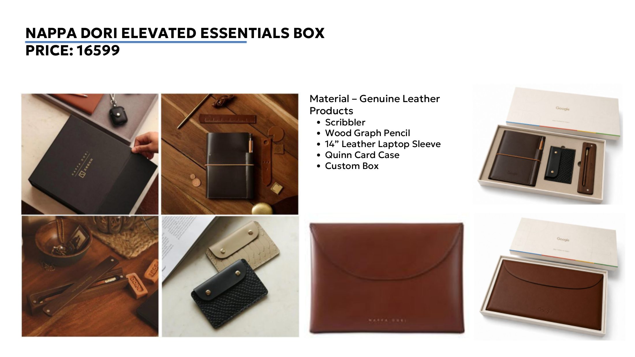 Nappa Dori Elevated Essentials Box
