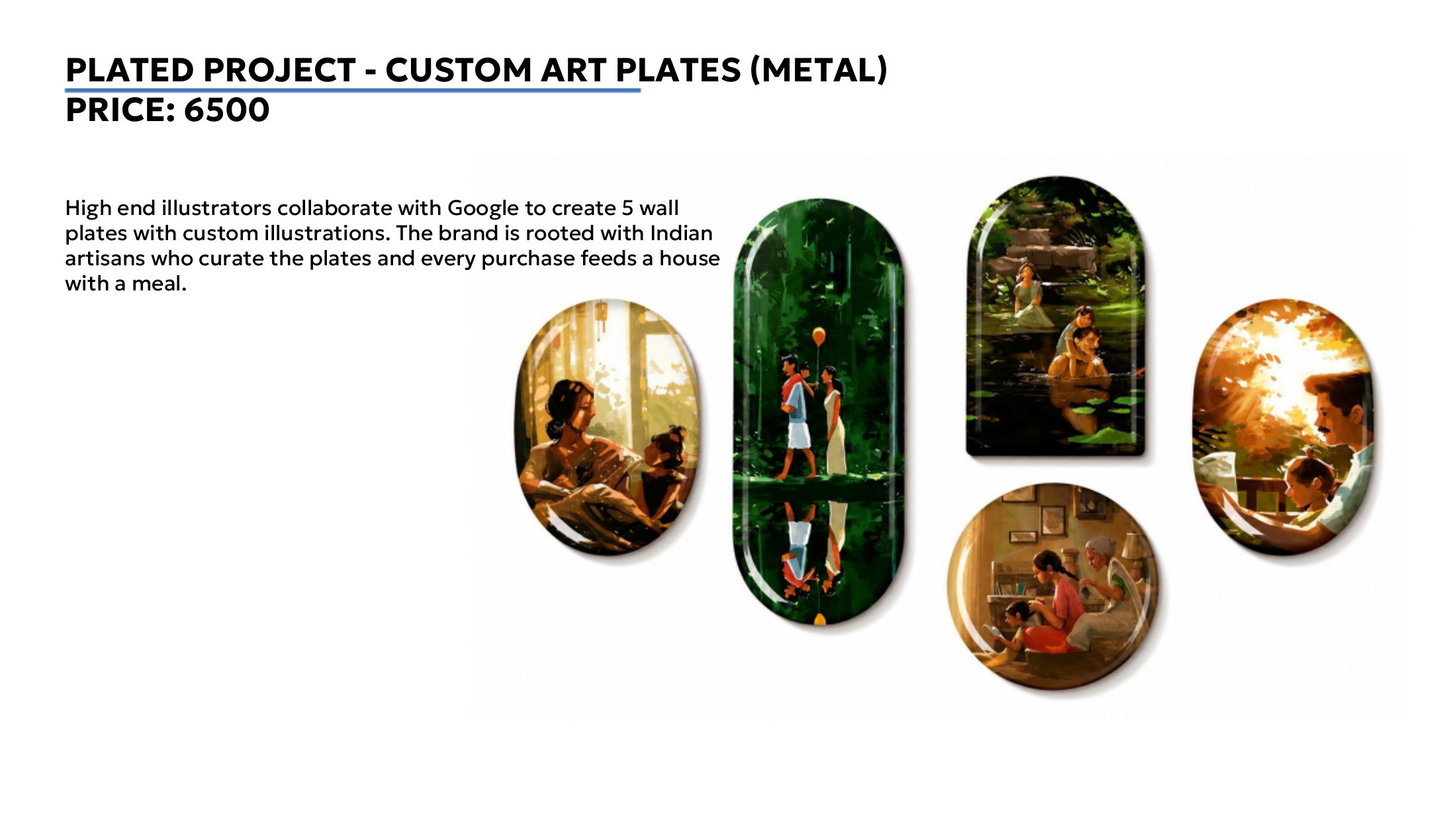 Plated Project Custom Art Plates Metal