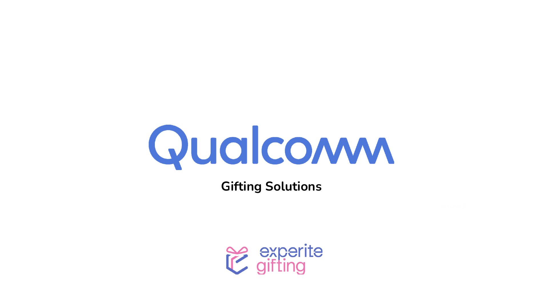 Qualcomm Gifting Solutions cover